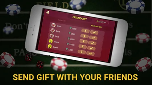 Craps Live Casino screenshot 1