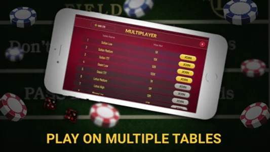 Craps Live Casino screenshot 3