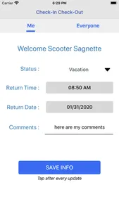 Check-In Check-Out screenshot 1