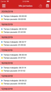 Chapp - Control de horario screenshot 5