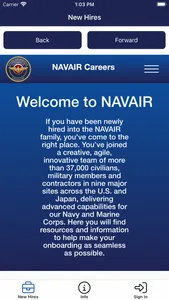 NAVAIR Onboarding App screenshot 0