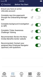 NAVAIR Onboarding App screenshot 2