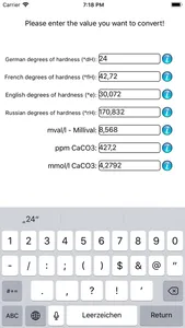 Converter for Water Hardness screenshot 2