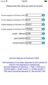 Converter for Water Hardness screenshot 3