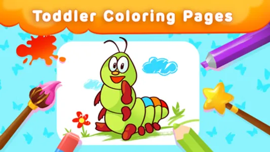 Coloring games for kids 2-4 screenshot 0