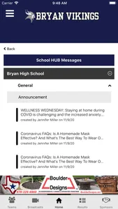 Bryan ISD Athletics screenshot 6