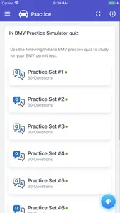 Indiana BMV Practice Exam screenshot 5