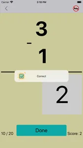 Number writing practice math 1 screenshot 3