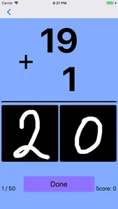 Number writing practice math 1 screenshot 4