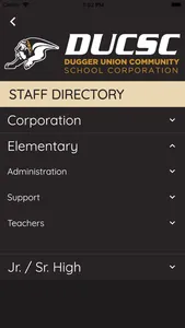 Dugger Union School App screenshot 2