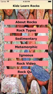 Kidz Learn Rocks screenshot 0