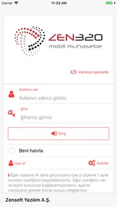 ZEN320 Mobil Muhasebe screenshot 0