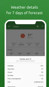 DubaiWeather.org UAE Forecast screenshot 2