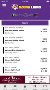 Ozona Lion Athletics screenshot 2