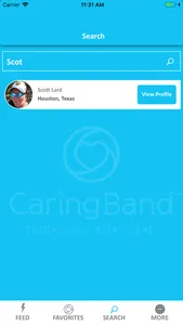 CaringBand screenshot 2