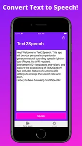 Text2Speech. screenshot 0