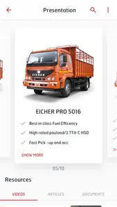 Eicher CVP screenshot 1