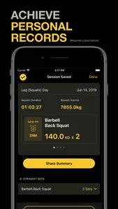 Strongr: Weight Training Log screenshot 4