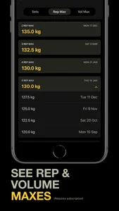 Strongr: Weight Training Log screenshot 5