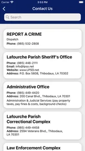 Lafourche Parish Sheriff screenshot 1