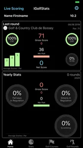 IGolfStats screenshot 1