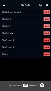 Elk Calls & Hunting Sounds screenshot 1