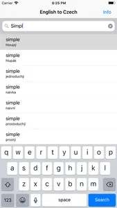 Dictionary English/Czech screenshot 0