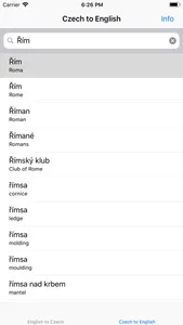 Dictionary English/Czech screenshot 2