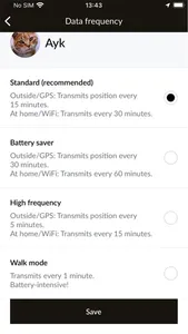KADDZ GPS cat collar screenshot 4