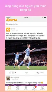 Sporta - Cộng đồng bóng đá screenshot 0