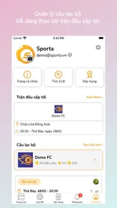 Sporta - Cộng đồng bóng đá screenshot 5