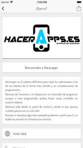 Hacerapps - Crea tu app screenshot 1