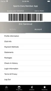 Sports Core Member App screenshot 2