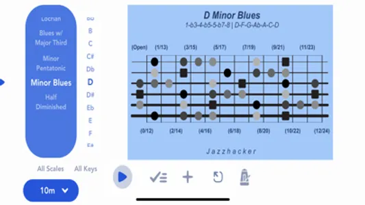 Jazzhacker Scales for Guitar screenshot 0