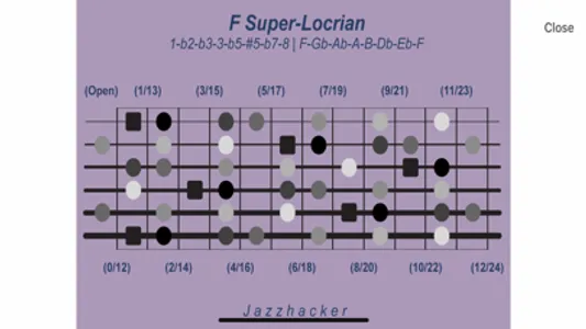 Jazzhacker Scales for Guitar screenshot 3