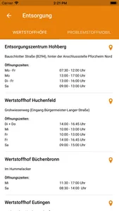 AbfallApp Pforzheim screenshot 1