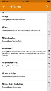 AbfallApp Pforzheim screenshot 2