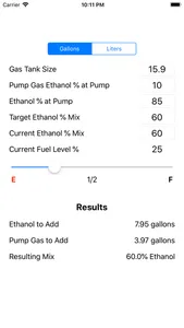 e85Cal screenshot 0