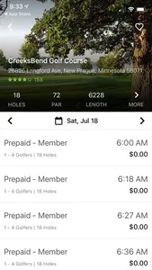 CreeksBend Golf Course screenshot 1