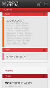 Armour Fitness screenshot 0