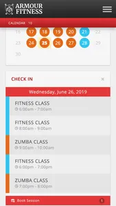 Armour Fitness screenshot 1