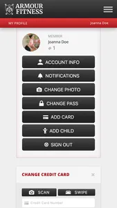 Armour Fitness screenshot 3