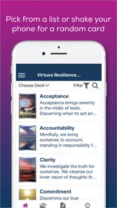 Virtues Cards screenshot 1