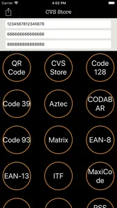 Barcode Generator CVS screenshot 0