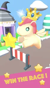 Cute Unicorn: running games screenshot 1