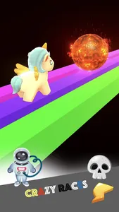 Cute Unicorn: running games screenshot 4