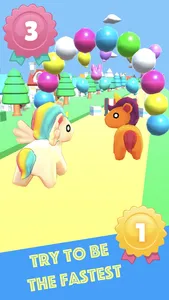 Cute Unicorn: running games screenshot 5