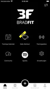 BradFit - TrainingsApp screenshot 0