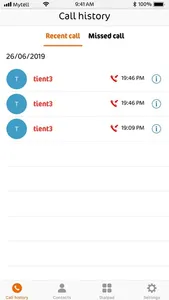 MyCall - Mytel screenshot 1