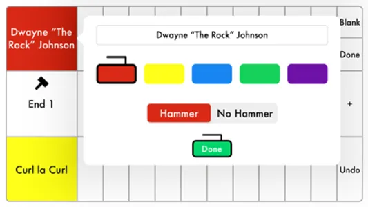 Curling Scoreboard screenshot 2